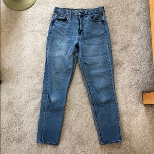 american eagle mom jeans